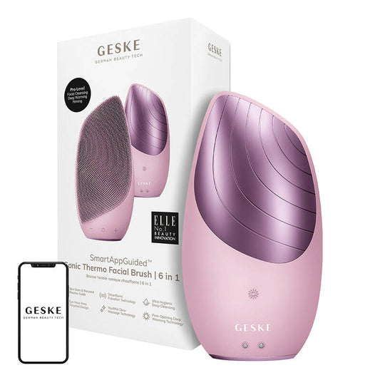 Sonic Thermo Facial Brush 6 in 1 Geske with APP (pink)_0