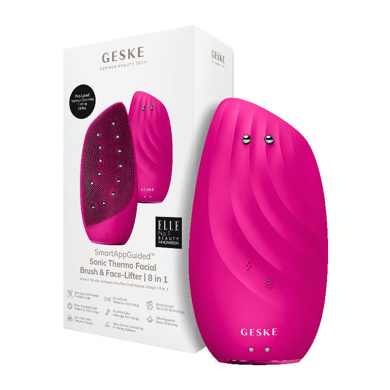 Sonic Thermo Facial Brush & Face-Lifter 8in1 Geske with APP (magenta)_0