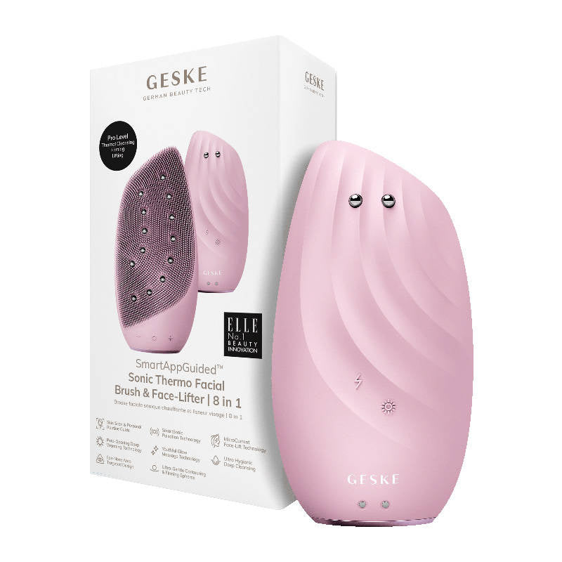 Sonic Thermo Facial Brush & Face-Lifter 8in1 Geske with APP (pink)_1