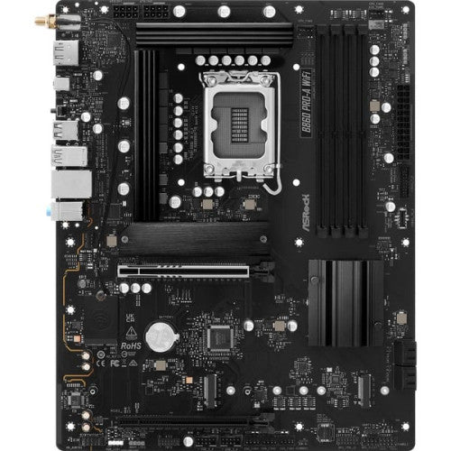PLACA ASROCK B860 PRO-A WIFI,INTEL,1851,B860,4DDR5,256GB,1HDMI+1DP,4SATA3+2M.2,2.5GBLAN,WIFI6E+BT5.3,8USB3.2+2USB TYPE-C,ATX_2