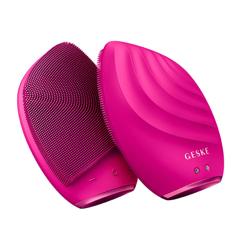 Facial Cleaning Sonic Brush 4in1 Geske With APP (magenta)_4