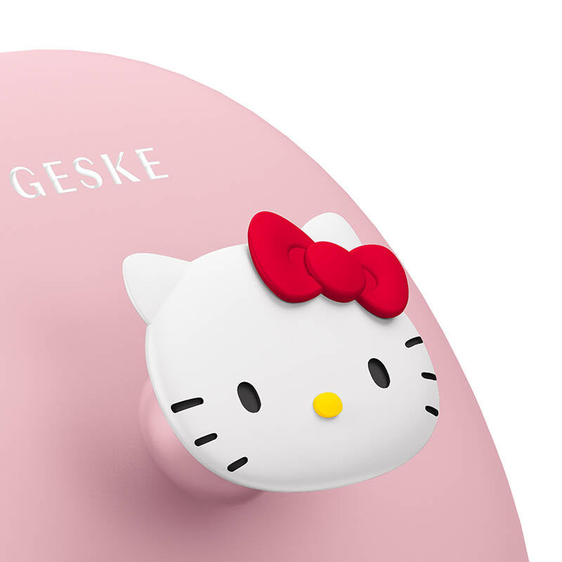 Facial Cleaning Brush 3in1 with handle Geske with APP (Hello Kitty pink)_1