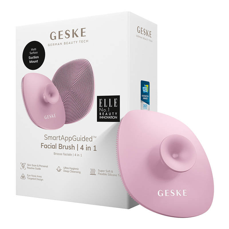 Facial Cleaning Brush 4in1 with Handle Geske with APP (pink)_0