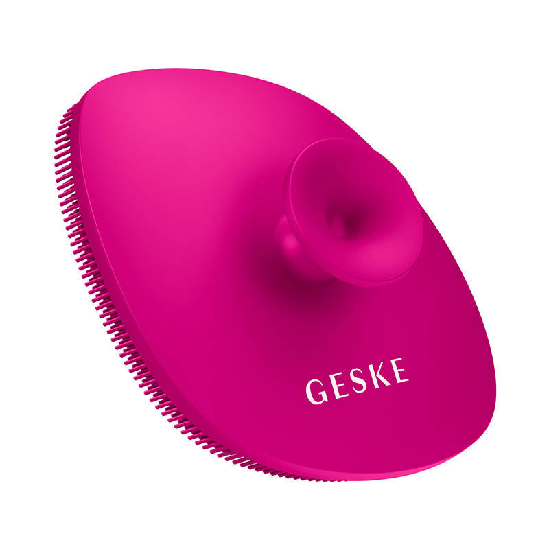 Facial Cleaning Brush 4in1 with Handle Geske with APP(magenta)_3