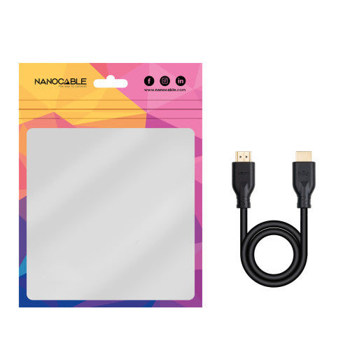 Nanocable Cable HDMI V2.0 4K@60Hz 18Gbps A/M-A/M CCS 3 m_4
