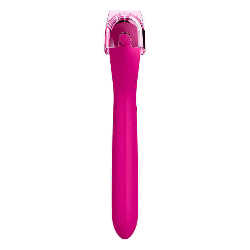 Micro Needle Face Roller 9in1 Geske with APP (magenta)_4