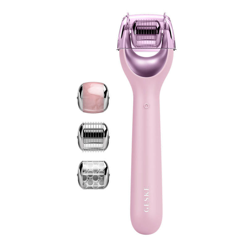 Micro Needle Face Roller 9in1 Geske with APP (pink)_9