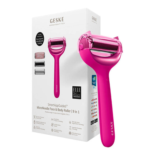MicroNeedle Face&Body Roller 9in1 Geske with APP (magenta)_0