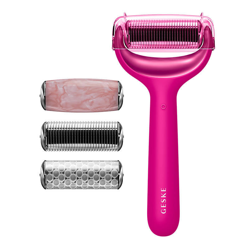 MicroNeedle Face&Body Roller 9in1 Geske with APP (magenta)_9
