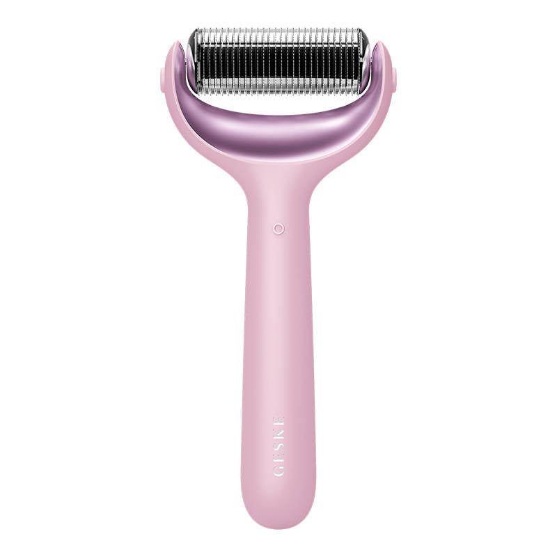 MicroNeedle Face&Body Roller 9in1 Geske with APP (pink)_4
