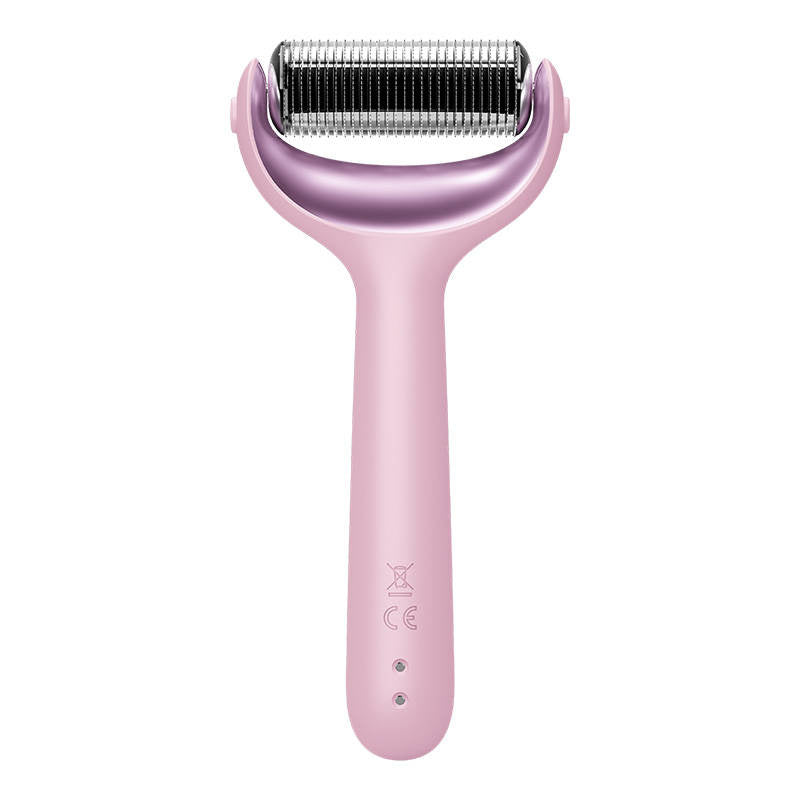 MicroNeedle Face&Body Roller 9in1 Geske with APP (pink)_5