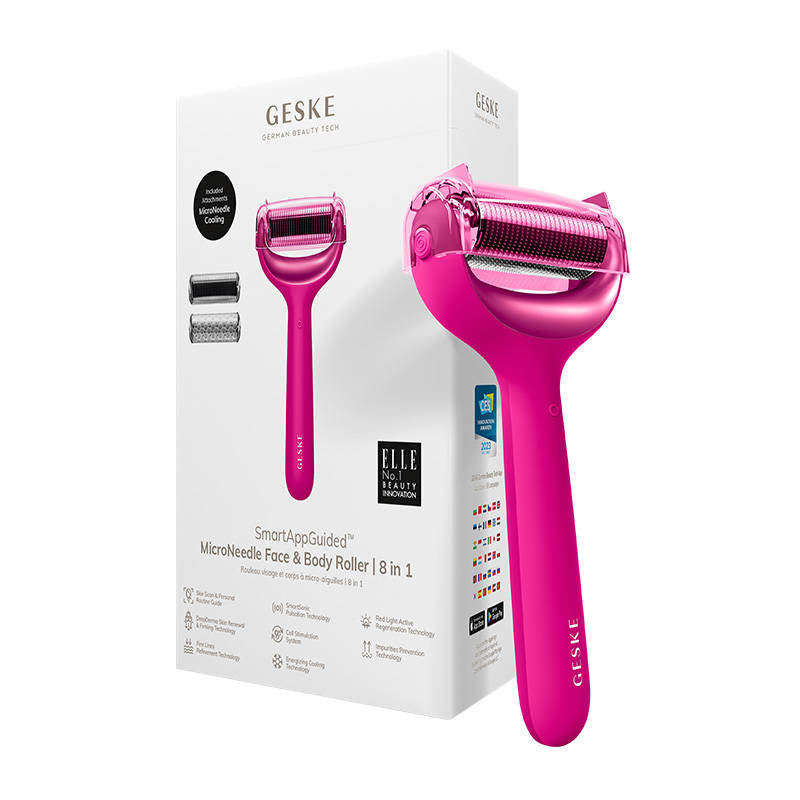 Micro Needle Face&Body Roller 8in1 Geske with APP (starlight)_0