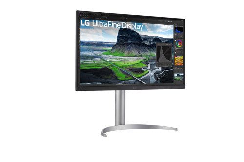 Monitor Profesional LG 27UQ850-W 27"/ 4K/ Multimedia/ Regulable en altura/ Plata_3