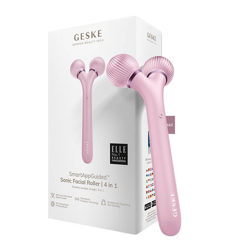 Sonic Facial Roller 4in1 Geske with APP (pink)_0