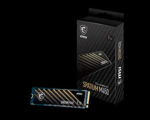 MSI SPATIUM M450 PCIe 4.0 NVMe M.2 1TB PCI Express 4.0 3D NAND_0