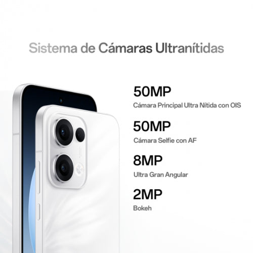 OPPO RENO13 5G/MTK DIMENSITY 8350 /256GB/12GB/6,6"/50MP/5.600MAH/80W WHITE_1