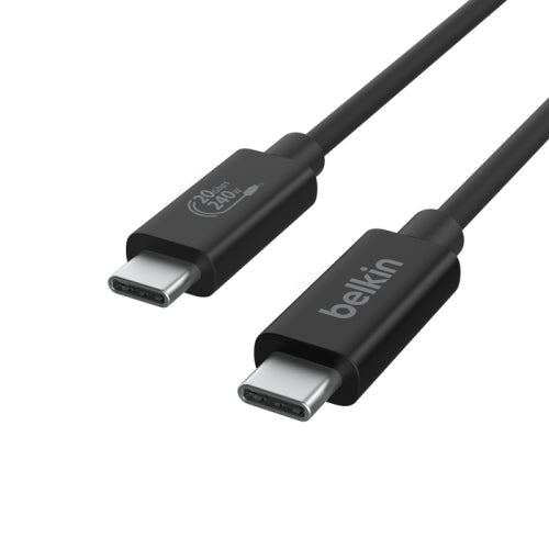 Cabo USB4 Belkin / USB-C/USB-C 2m 240W 20Gbit/s / Preto / INZ004BT2MBK_1