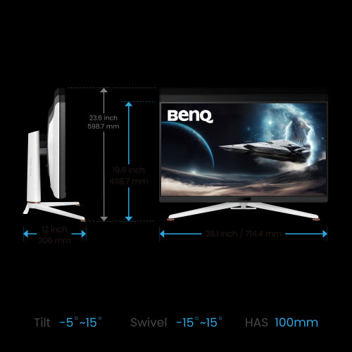 Monitor BENQ 32" 4K UHD 3840X2160 120Hz / Preto_5