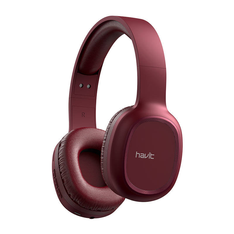Havit H2590BT PRO Wireless Bluetooth headphones (red)_4