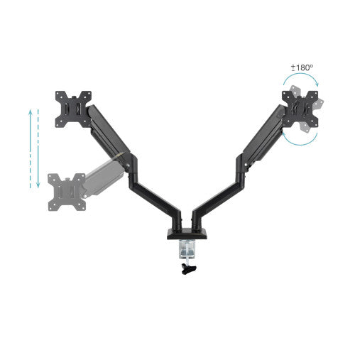 TooQ DB1434TNR-B soporte para monitor 86,4 cm (34") Escritorio Negro_2