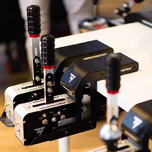 TM Racing Clamp / Halterung THRUSTMASTER / Preto