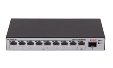 H3C LS-1600V2-10P-GL switch Gestionado Gigabit Ethernet (10/100/1000) Negro, Gris_0