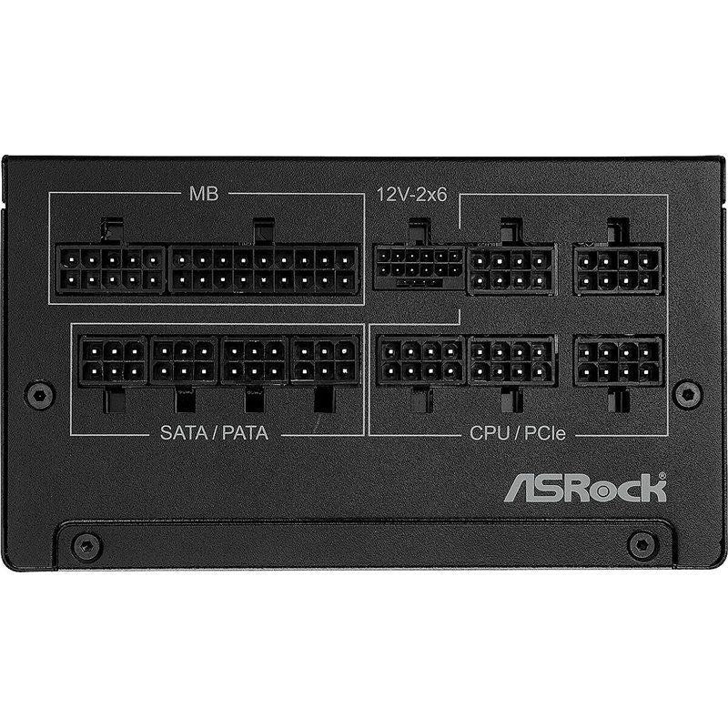 FUENTE ALIMENTACION ASROCK SL-850G,PSU,850W,80 PLUS GOLD,135MM,MODULAR,PCI-E 5.1 (12+4pin)x1,PCI-E (6+2 pin)x3,SATA (5 pin)x9_2