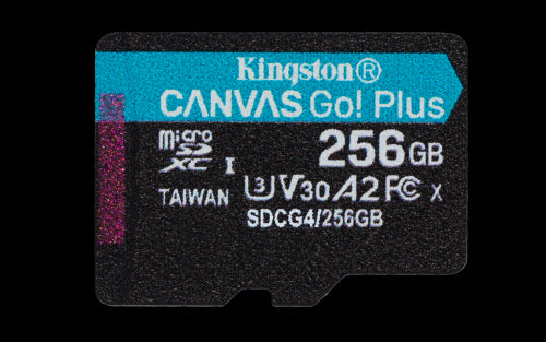 Kingston Technology Tarjeta microSDXC Canvas Go Plus Gen4 de 256 GB, 200 MB/s, A2 U3 V30 y adaptador_3