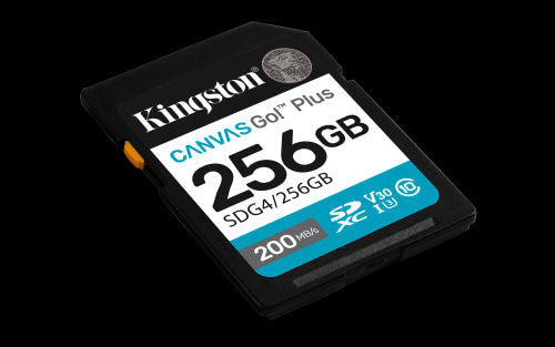 Kingston Technology 256GB SDXC Canvas Go Plus Gen4 200MB/s C10 UHS-I U3 V30_2