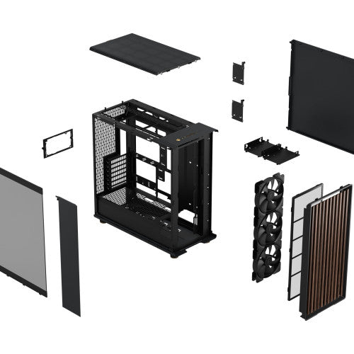 Fractal Design North XL Escritorio Negro, Carbón vegetal_14