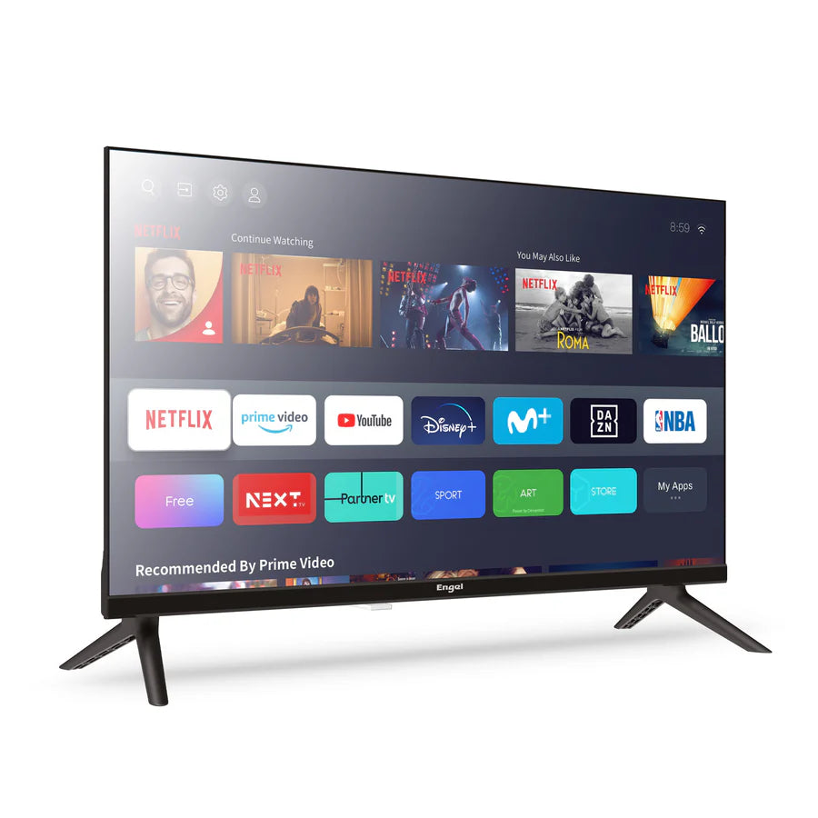 ENGEL TV LED 24"-TDT2/C/S - HD -SMARTV NETFLIX/AMAZON. MODO HOSPITALITY_1