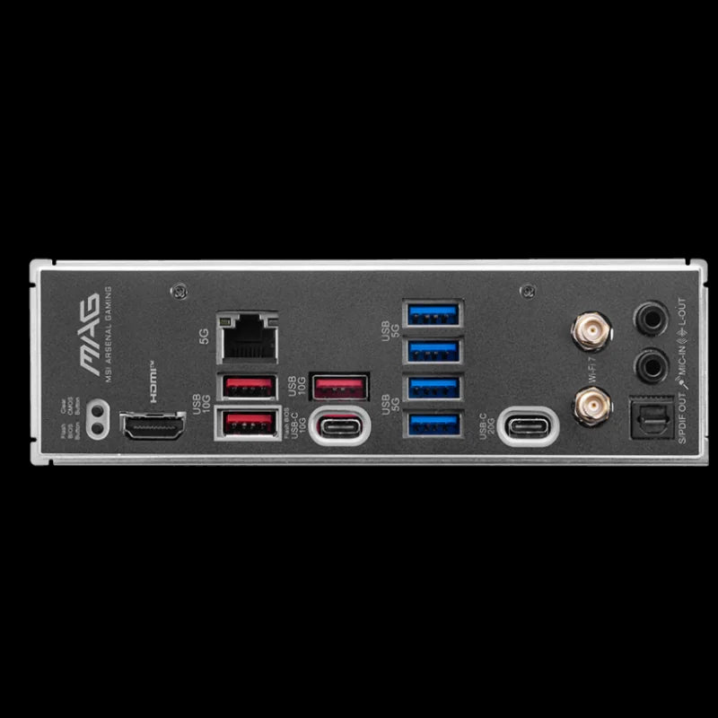 PLACA MSI MAG B850M MORTAR WIFI,AMD,AM5,B850,4DDR5,256GB,1HDMI,4SATA3+3M.2,5GBLAN+WIFI7+BT5.4,9USB3.2,MATX_4