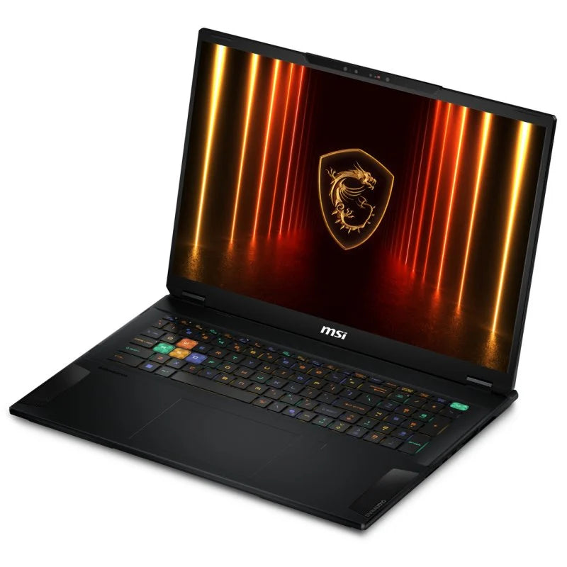 MSI PORTATIL STEALTH 18 HX AI A2XWIG-040XES. 18" 16:10 QHD+ (2560X1600), 240HZ, IPS. INTEL CORE ULTRA 9 275HX. NVIDIA GEFORCE RTX 5080 , GDDR7 16GB. DDR5 16GB*2. 2TB NVME PCIE SSD. SIN S.O.NEGRO_1