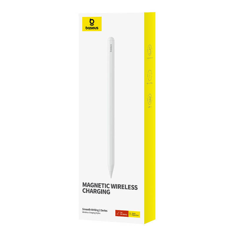Baseus Smooth Writing 2 Overseas Edition stylus with active tip for iPad with replaceable tip - white_4
