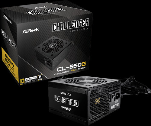Asrock Challenger CL-850G unidad de fuente de alimentación 850 W 20+4 pin ATX ATX Negro_0