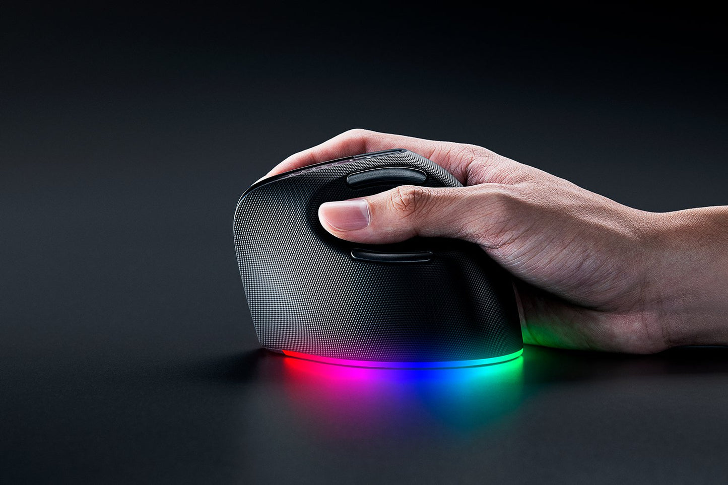 Razer Pro Click V2 Vertical ratón Universal mano derecha RF Wireless + Bluetooth + USB Type-C Ãptico 30000 DPI_4