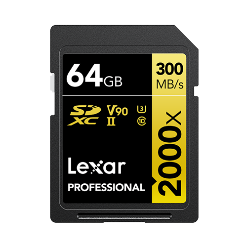Lexar Professional 2000x 64 GB SDHC UHS-II Clase 10_0