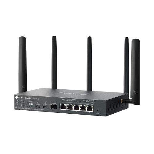 TP-Link ER706WP-4G router inalámbrico Gigabit Ethernet Doble banda (2,4 GHz / 5 GHz) Negro_2
