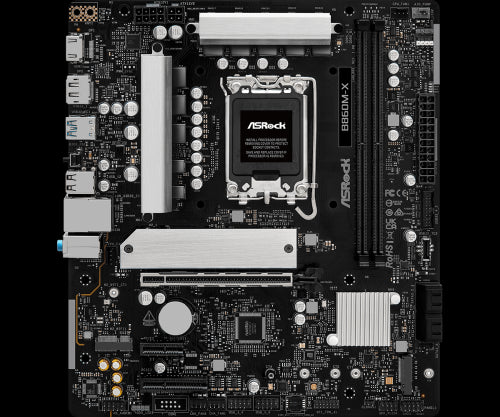 Mainboard ASROCK B860M-X / Preto_1
