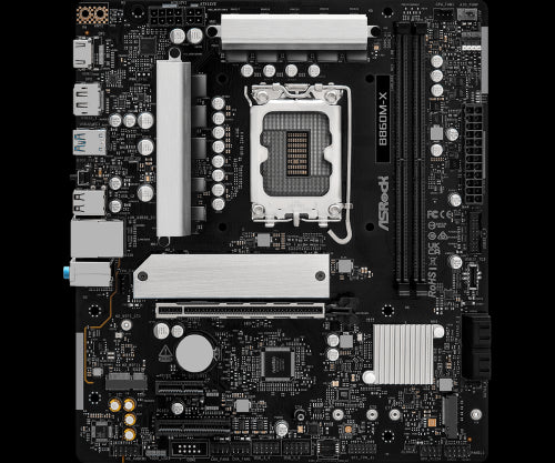 Mainboard ASROCK B860M-X / Preto_2