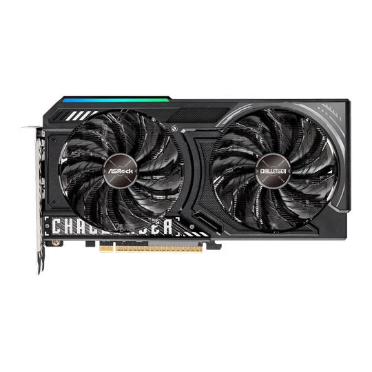 VGA ASROCK RX9060XT CL 8GO,AMD,RX9060XT,8GB,GDDR6,128BIT,2HDMI+2DP (2 VENTILADORES)_3