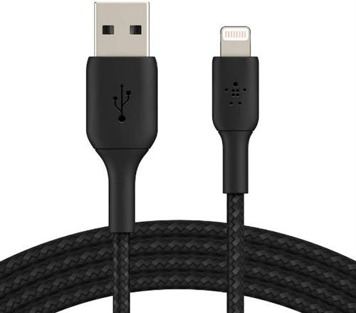 Cabo Lightning Belkin / 2m / Preto / MFi Certificado / CAA002bt2MBK_2