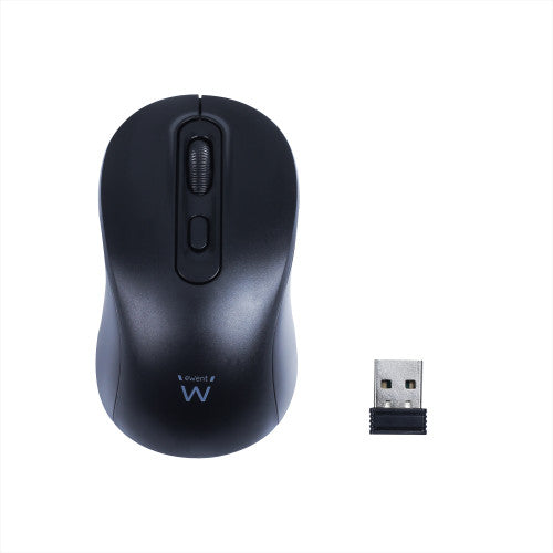 Ewent Ratón óptico inalámbrico 800-1200-1600dpi y clics silenciosos_0