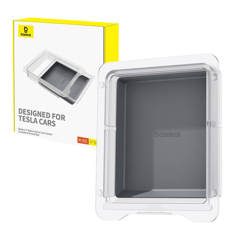 Baseus T-Space Series car organizer for Tesla Model 3 / Y - gray_1