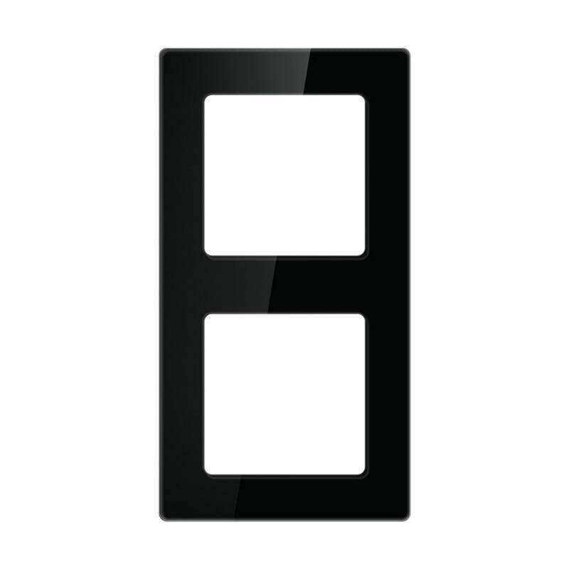 Double frame socket Avatto N-TS10-Frame-B2 (black)_0