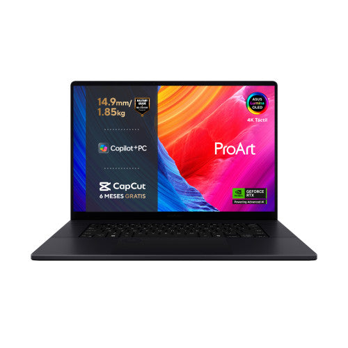ASUS ProArt P16 H7606WP-SC104W Copilot+ PC 40,6 cm (16") Pantalla táctil LPDDR5x-SDRAM 1 TB NVIDIA GeForce RTX 5070 Wi-Fi 7 (802.11be)_1