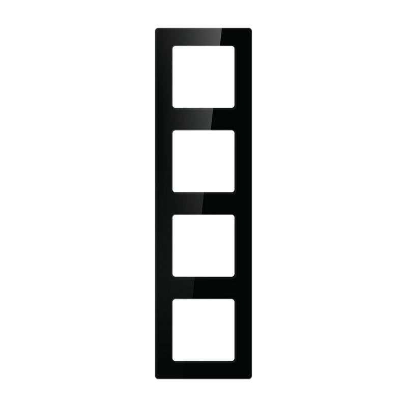 Quadruple frame socket Avatto N-TS10-Frame-B4 (black)_0