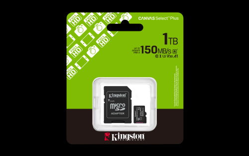 Kingston Technology 1TB microSDXC Canvas Select Plus Gen3 150MB/s A1 (Incluye adaptador de SD)_4