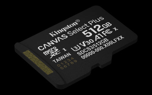 Kingston Technology 512GB microSDXC Canvas Select Plus Gen3 150MB/s A1 (Incluye adaptador de SD)_4