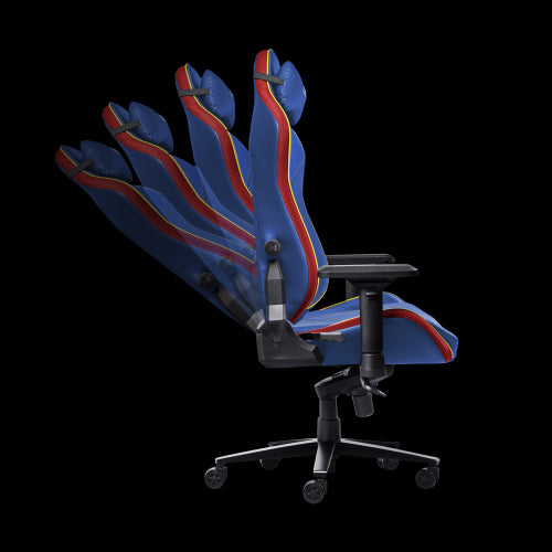 Trust GXT 721SM Ruya Pro Silla para videojuegos universal Asiento acolchado Azul, Rojo_4